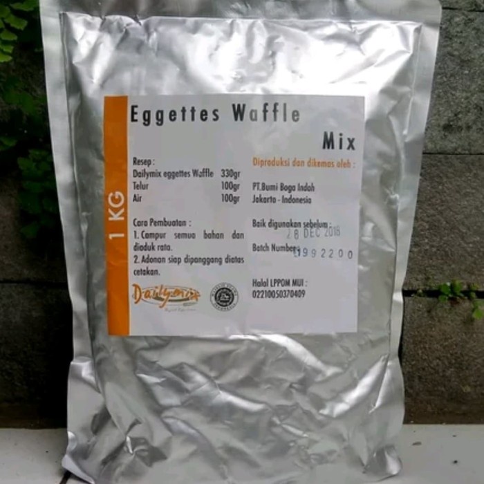 

✨COD✨ eggetes waffle / egg waffle / tepung egg waffle murah 1kg