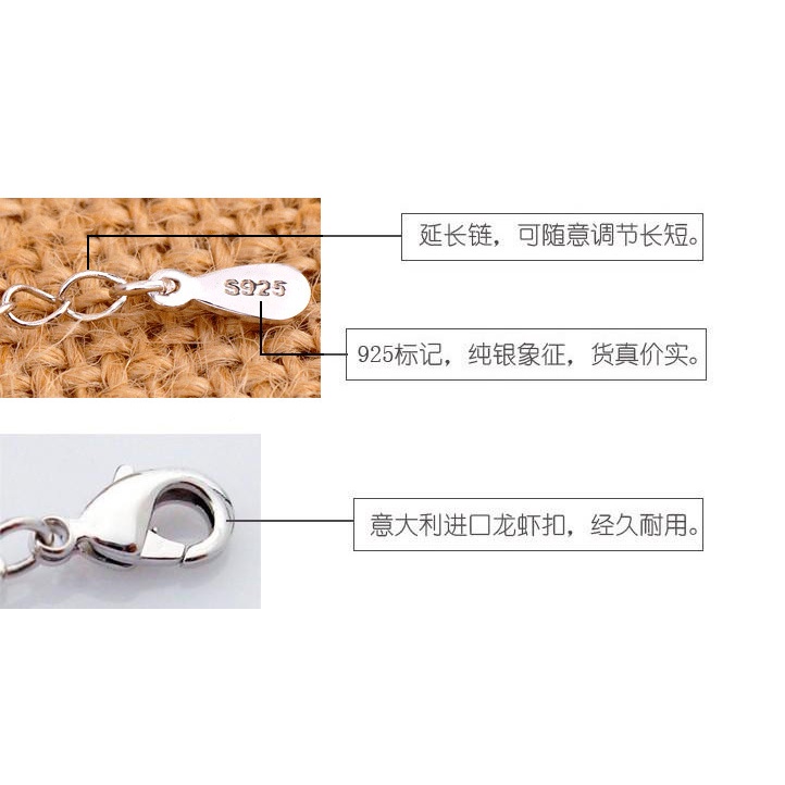 Gelang Bahan Stainless Steel Lapis Silver Desain Hati Ganda Gaya Korea Untuk Wanita