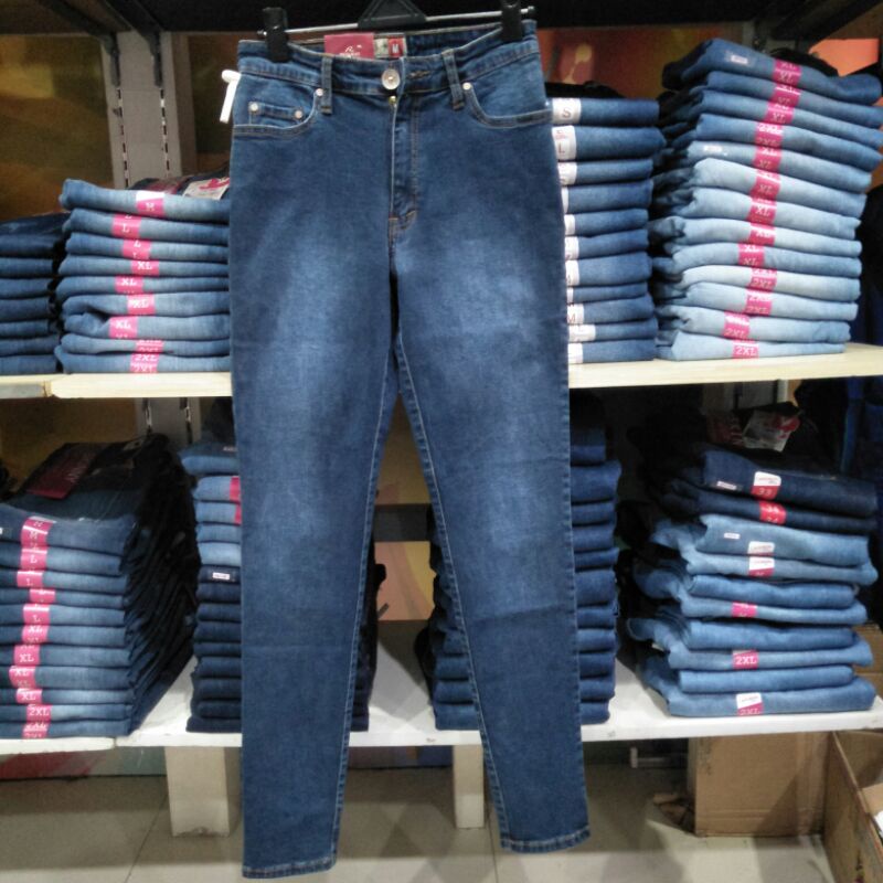 REQUEST celana panjang jeans wanita slimfit