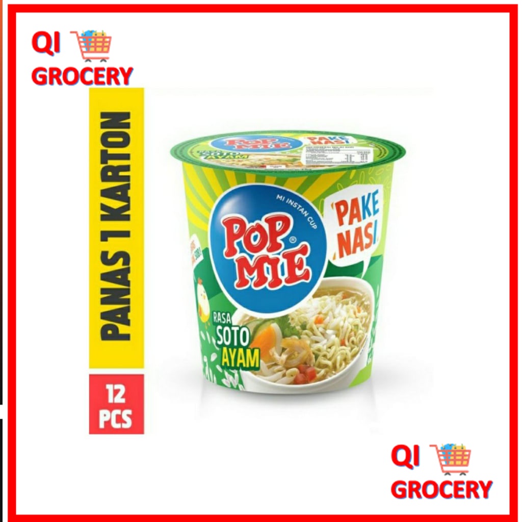 

Pop Mie Pake Nasi Rasa Soto Ayam 1 dus