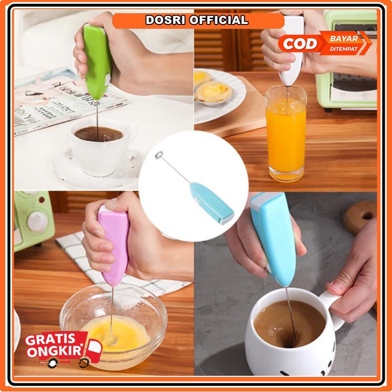 [ BISA COD ] Hand Mixer /Mixer Mini Portable / Mini Hand Mixer / Cappucino Maker
