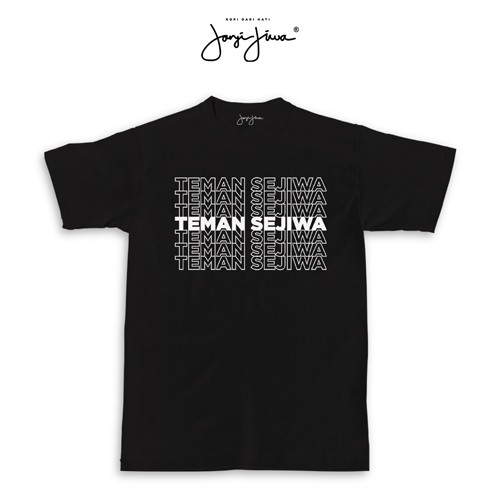 Official T-Shirt Kopi Janji Jiwa - Teman Sejiwa T-Shirt
