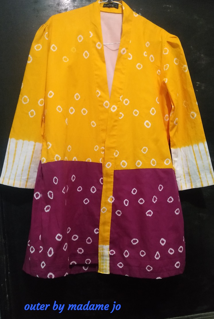Jumputan Merak-shibori 15