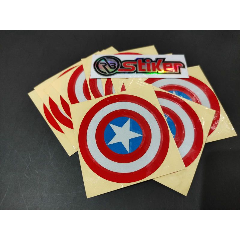 

STICKER CAPTAIN AMERICA STIKER CUTTING