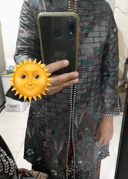 Atasan Wanita Jumbo Batik Jumbo Tunik Batik Lengan Panjang M L Xl Xxxl Jumbo