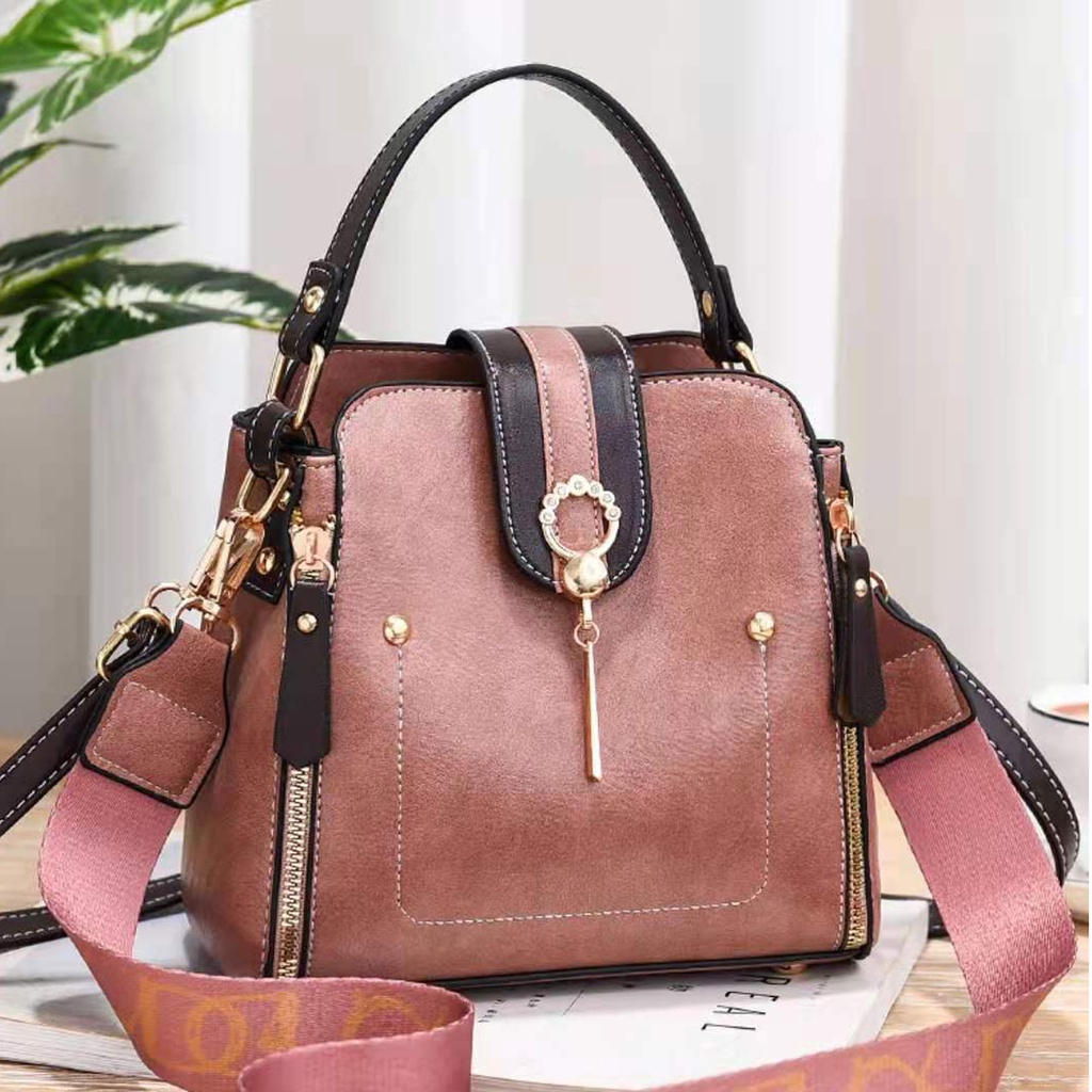 MV_Marvelouz MV303100 tas SELEMPANG Bucket Fashion Kekinian wanita import terbaru 1kg bisa 2 tas supplier tas import BQ3100 EL 5726