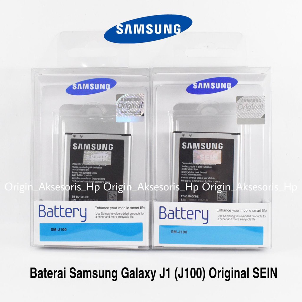 Baterai Samsung Galaxy J1 2015 (J100) Original SEIN 100% dc 88