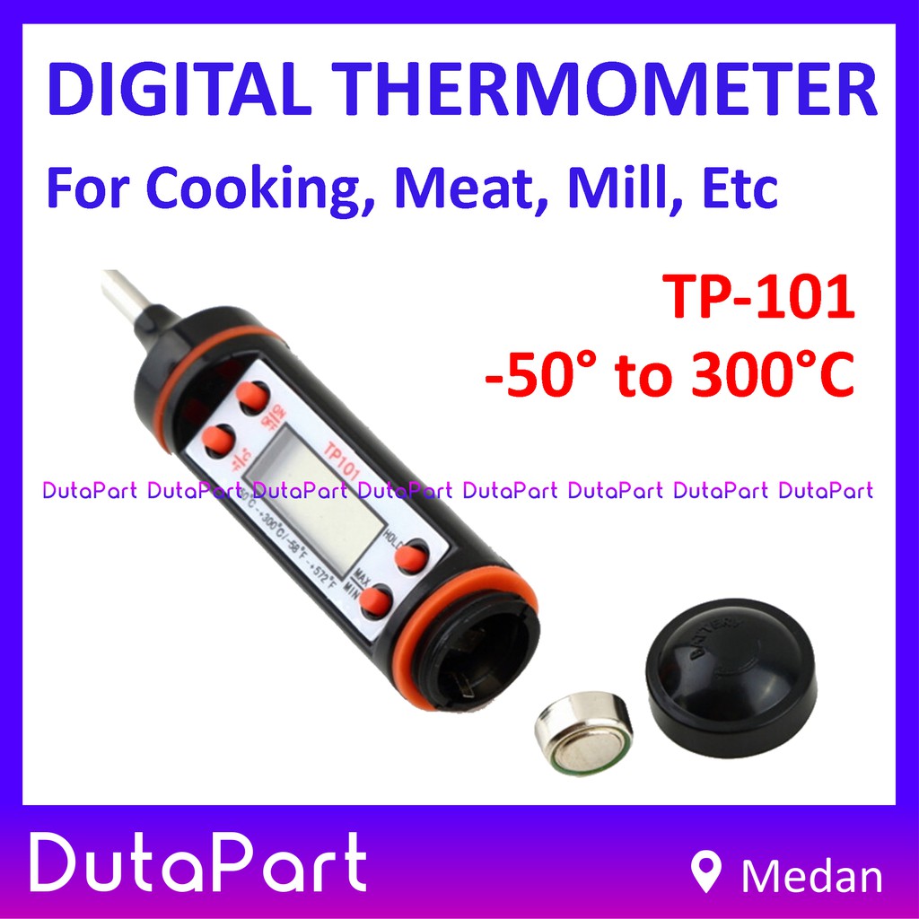 TP101 Digital Thermometer Dapur Masak Air Obat Kopi Susu Termometer