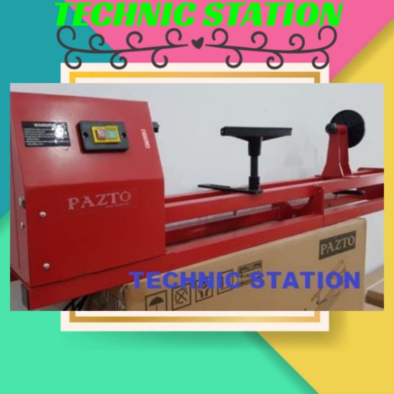 PAZTO MESIN BUBUT KAYU TERBAIK WOOD LATHE ORIGINAL