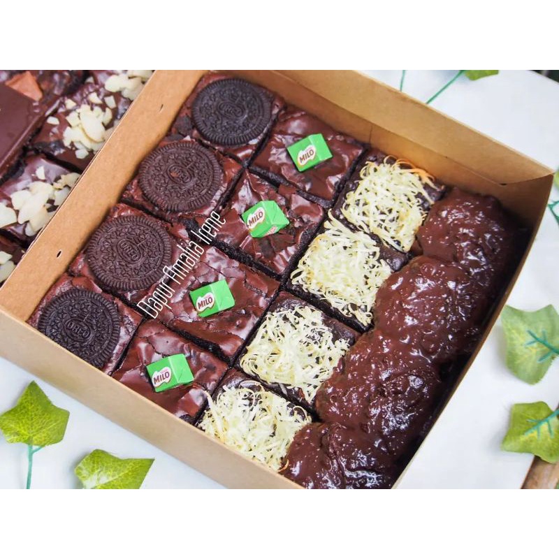 

BEST SELLER FUDGY BROWNIES PREMIUM/ BROWNIES PANGGANG/ KUE COKLAT