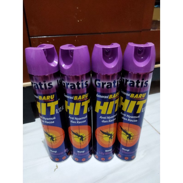 HIT SEMPROT LILY BLOSSOM 600+75ML | Hit murah | Hit ungu | anti nyamuk | hit semprot