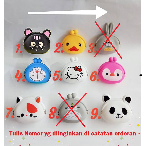 Dompet mini Dompet Headset imut lucu unik Dompet koin Karakter Murah