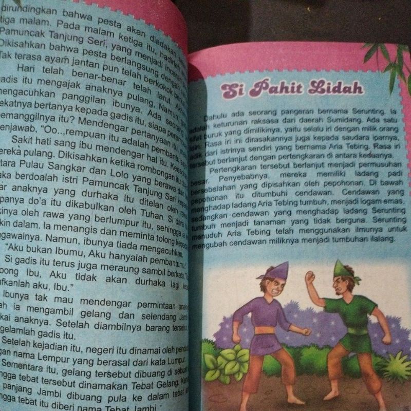 Buku asal mula Danau Toba(15×25cm)