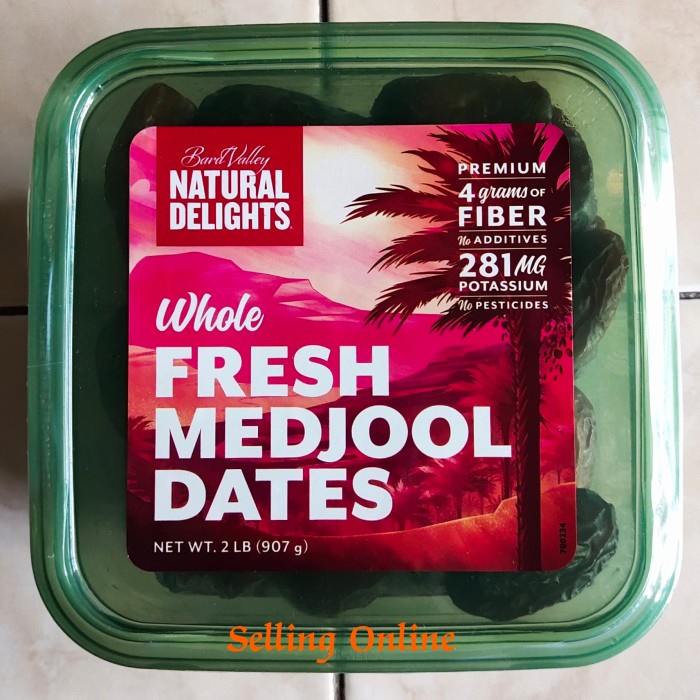 

Kurma Medjool natural delights California USA premium dates 907 Gr.