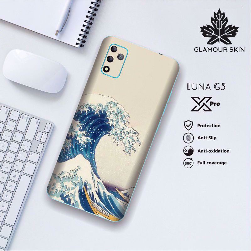 *(Dapat2PCS)* LUNA X PRO (G5) Garskin Case/Stiker Protector Motif WAVE