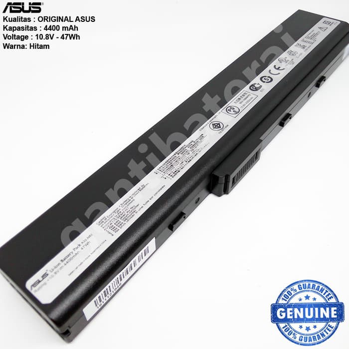 Original Baterai Asus X42 X42J X42DE X42F X67F X5I X52F X52J A32-N82