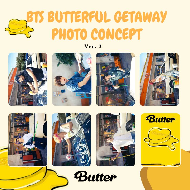 [ COD ]Photocard BTS termurah  dan terbaru / BTS PHOTOCARD BUTTERFUL GETAWAY VER. 2