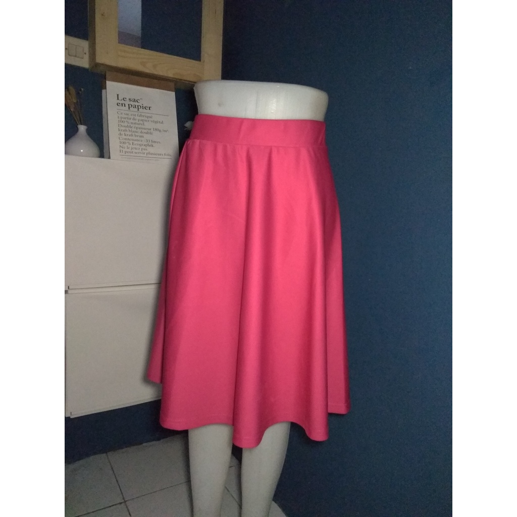 Prelove Baju Bekas / Rok Pink Fuschia Fanta