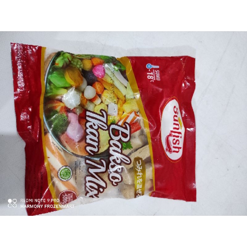 

Sunfish BaksonIkan Mix 500gr