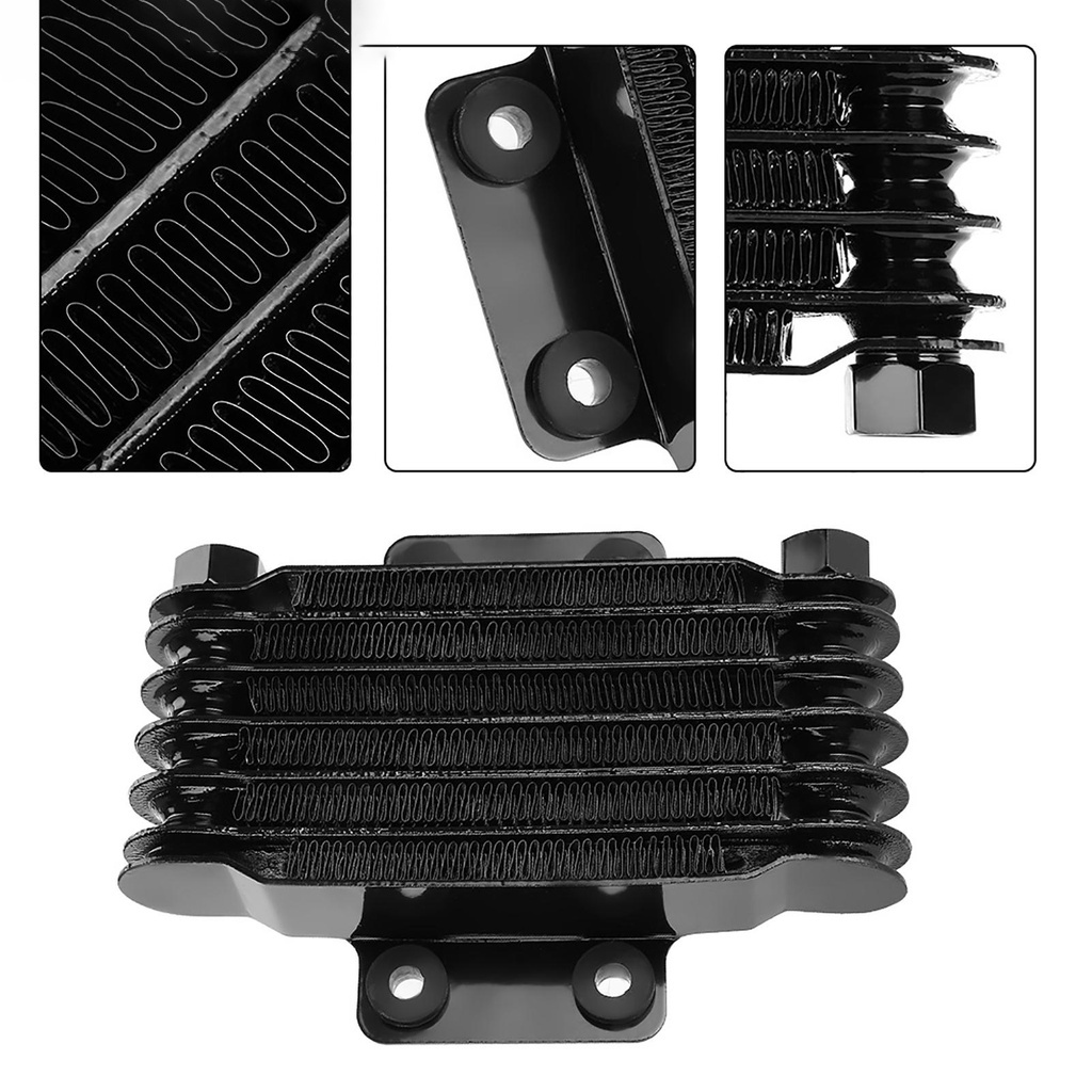 Pengganti Radiator Pendingin Oli Mesin 5 Baris Untuk Motor 125-250cc Engine Oil Cooler Cooling Radiator Mesin