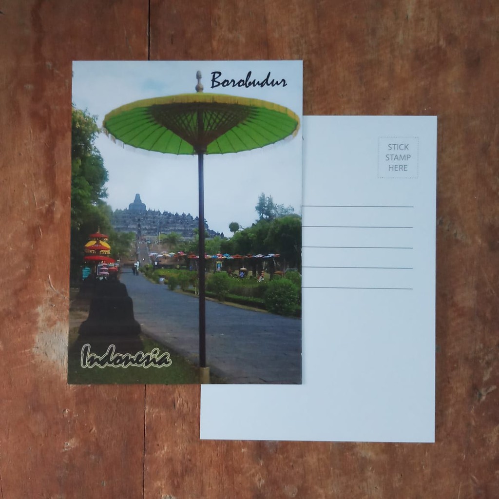

KARTU POS POSTCARD BOROBUDUR PAYUNG HIJAU