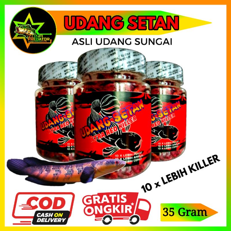 Udang Setan Xtra Red Killer By GFS Original