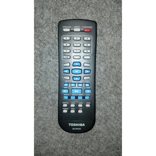 REMOT/REMOTE DVD TOSHIBA SE-R0335 ORI/ORIGINAL/ASLI