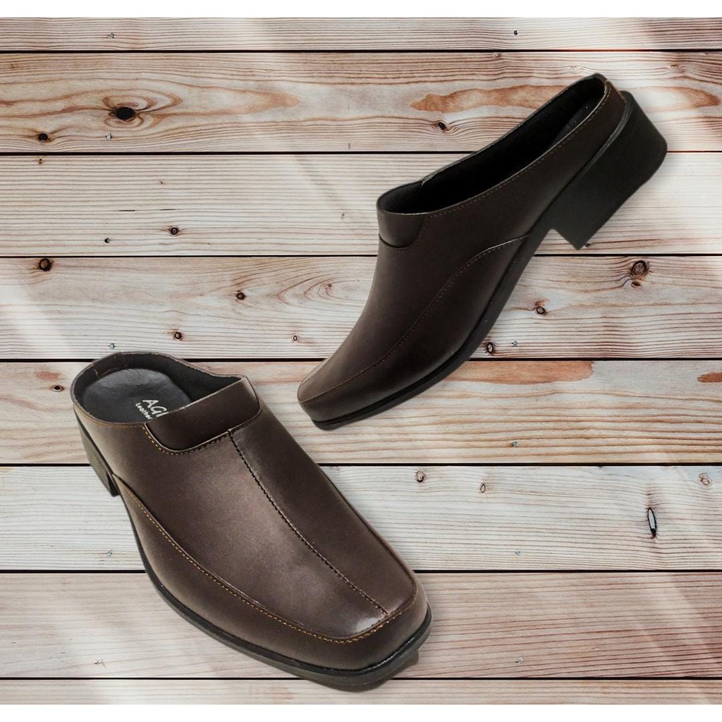 Sepatu Tutong Pria Kulit Asli