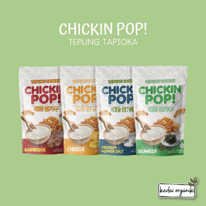 

CHICKIN POP! Tepung Taiwan / Tepung Tapioka MPASI 200gr