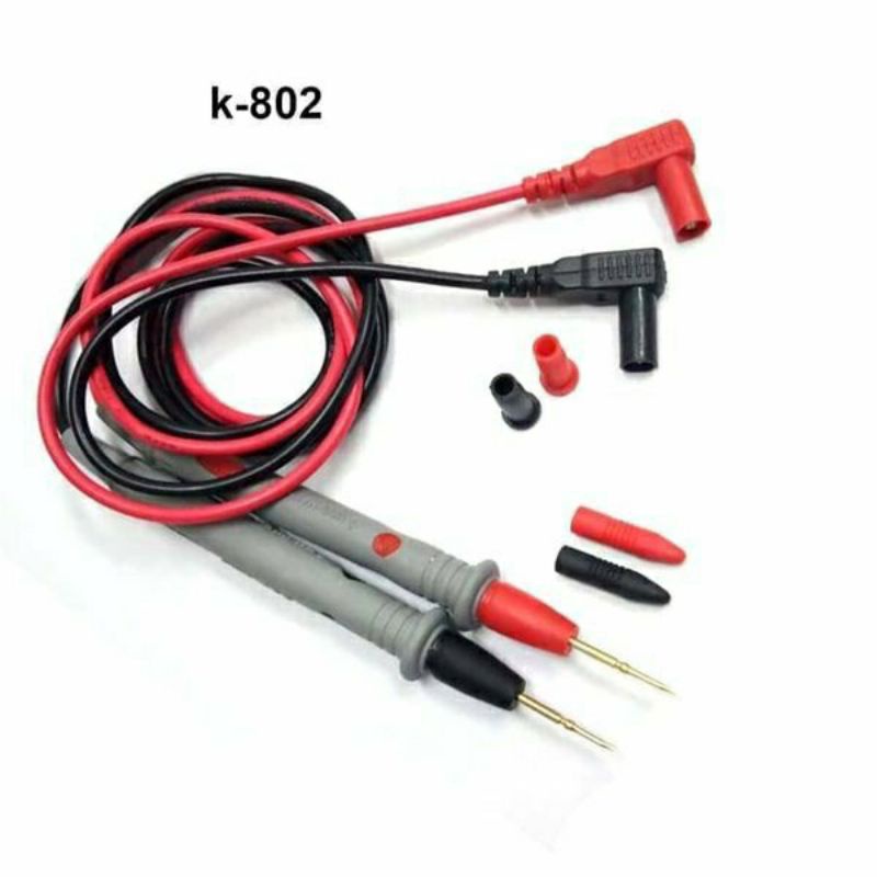 KABEL probe AVOMETER MULTITESTER MULTIMETER pin jarum lancip