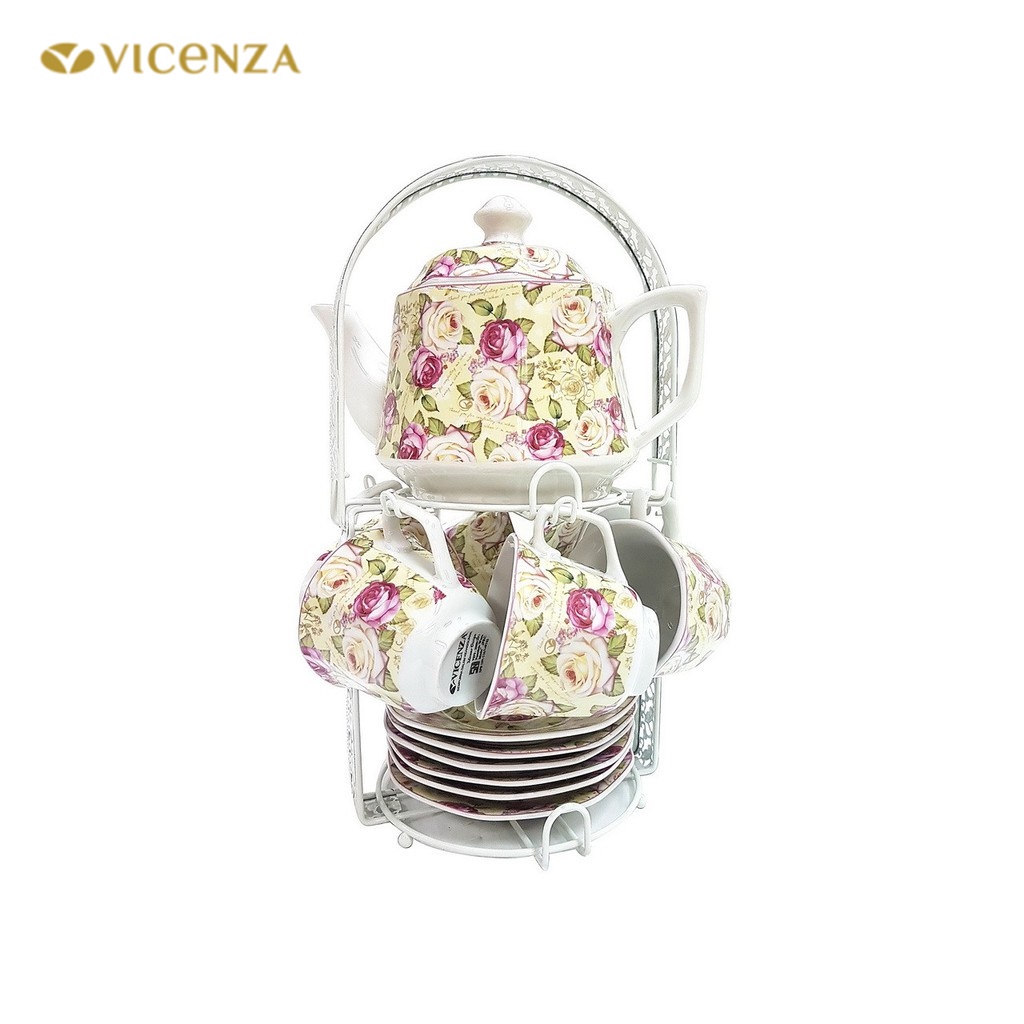 Vicenza Tea Set - Perangkat Cangkir Minum Teh CA78
