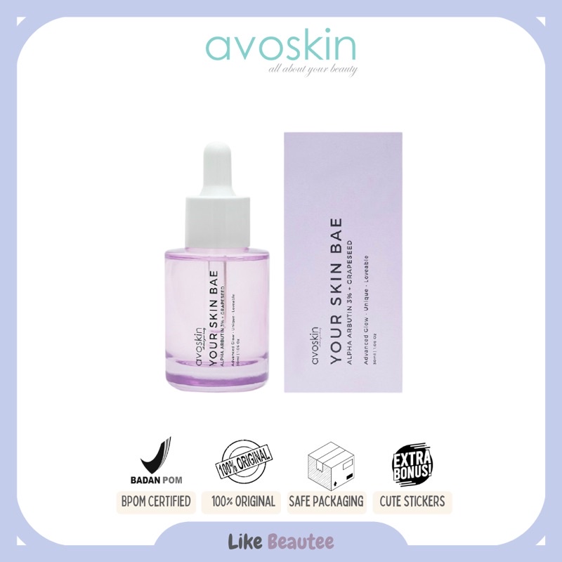 [READY STOCK] AVOSKIN Your Skin Bae Alpha Arbutin 3% + Grapeseed