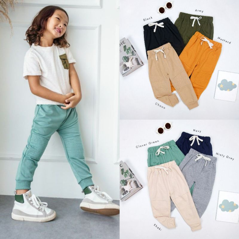 LANO Bikers Pants Celana Joger Anak