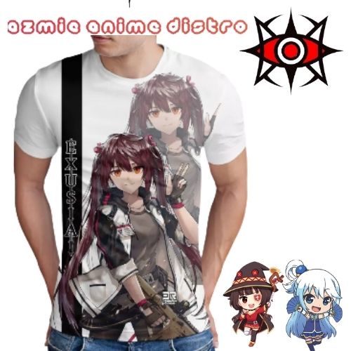 kaos Printing Game Arcknight Exusiai