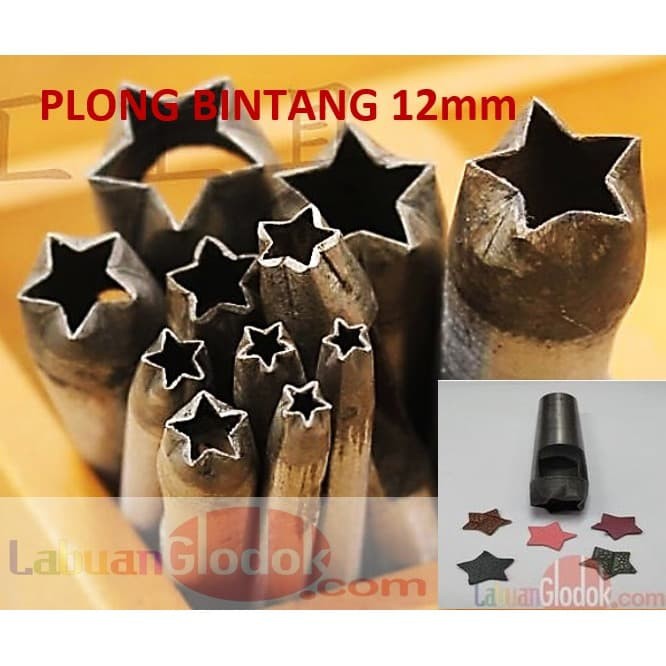

Alat Membuat Lubang 12mm/Plong bunga bintang 12mm/plong bintang 12mm/Pembolong Bintang 12mm