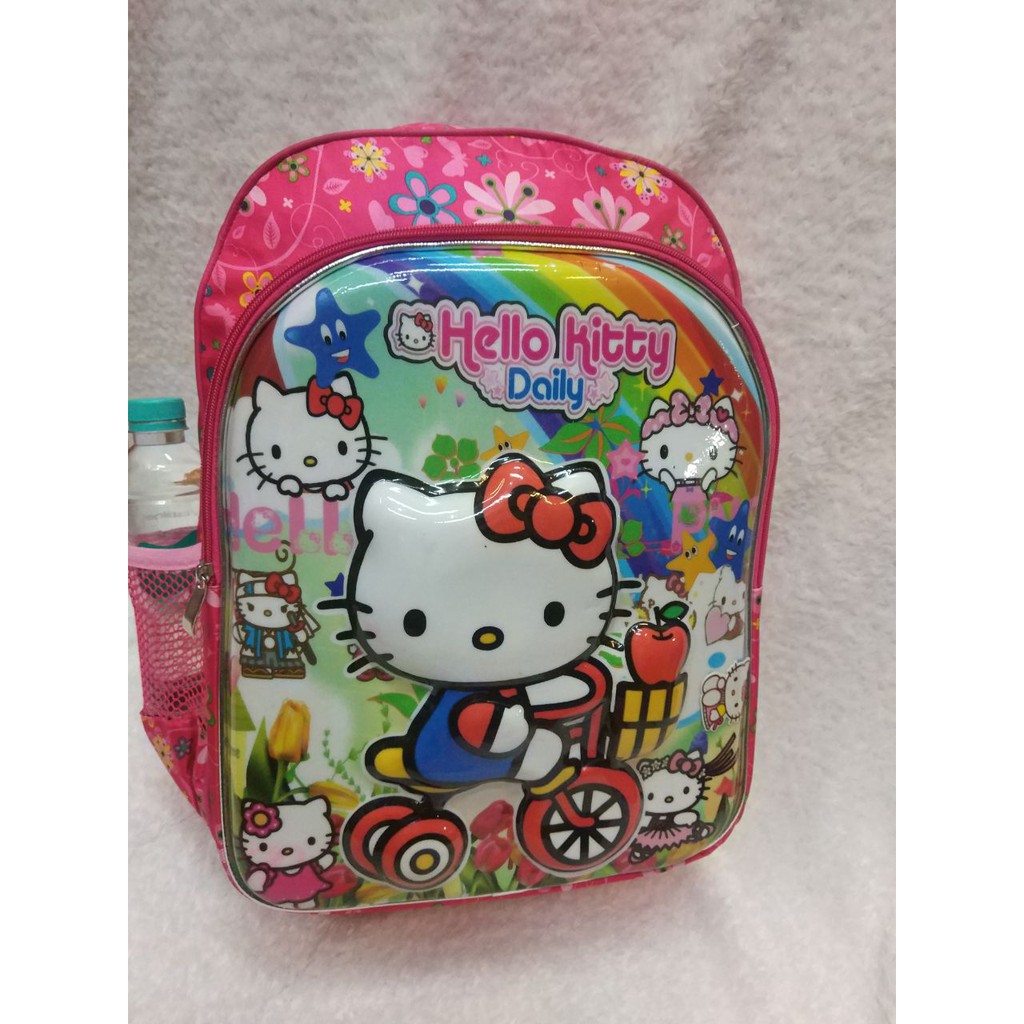 Tas ANAK SEKOLAH SD RANSEL HELLO KITTY. JUMBO 00535 EMBOSS MIKA TIMBUL. DARENA BAGS BANDUNG