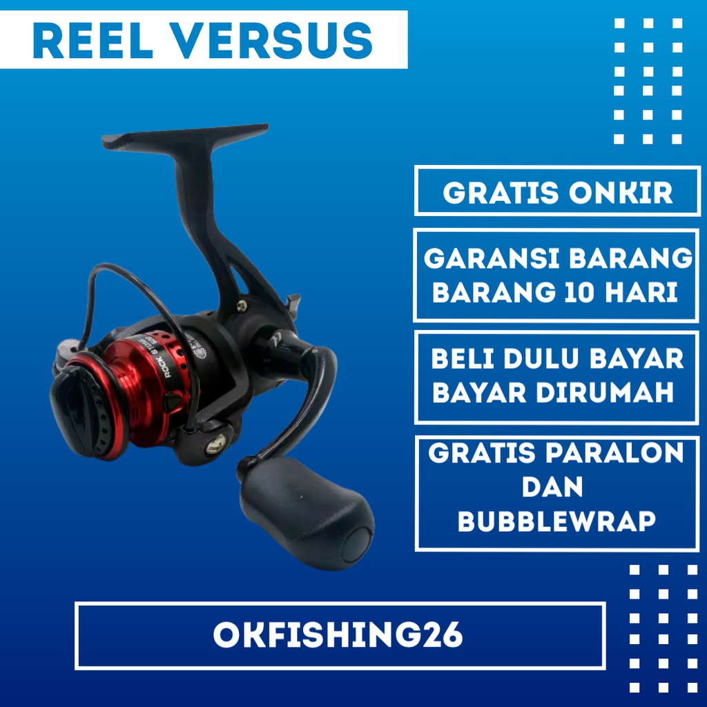 Reel Versus ROCK STONE 500FE 8+1B - Reel Spinning Pancing