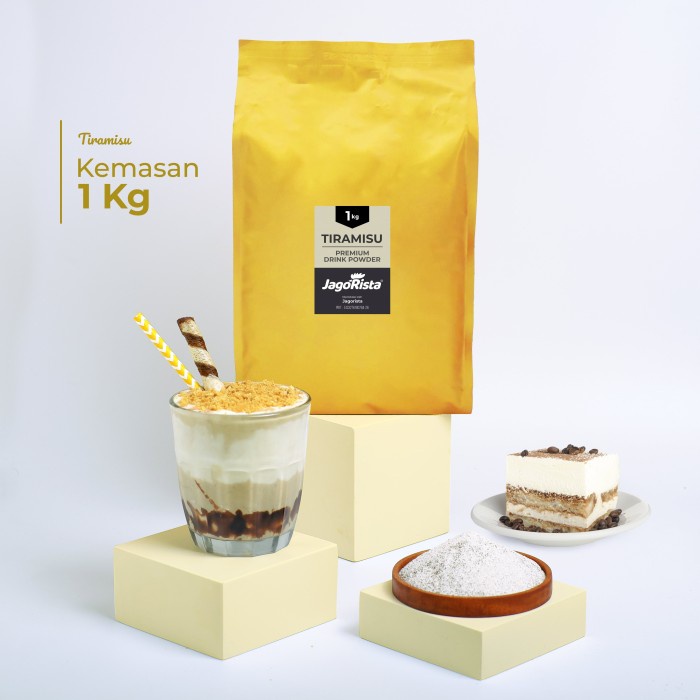 

DISKON - (BISA COD) Premium GOLD Tiramisu ( Bubuk Minuman / Bubble Drink Powder )