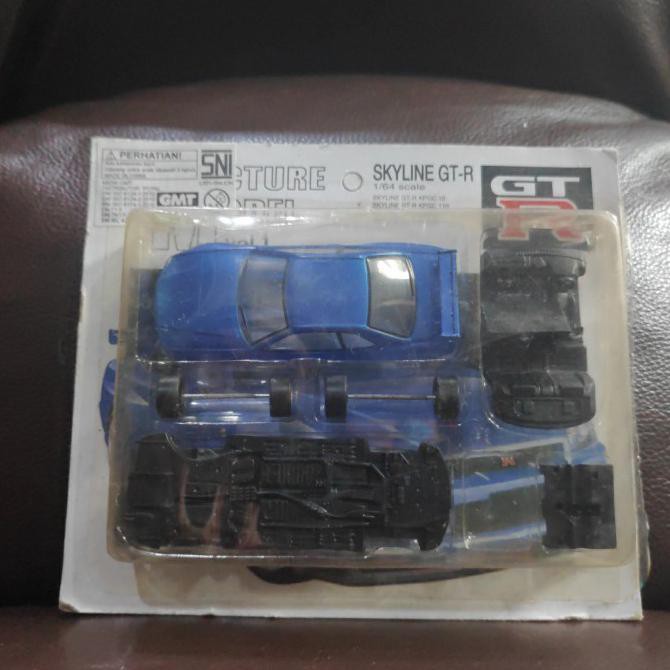 Hanya Disini] Structure Models 1 64 Nissan Skyline Gtr R34 Biru Mokit Model Kit