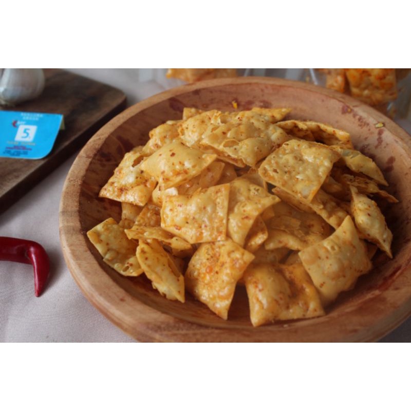 

PROMO HARGA TERMURAH KRUPUK PANGSIT 100gr