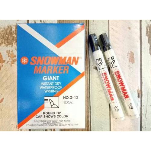 

PROMO Snowman Marker - Biru DR404