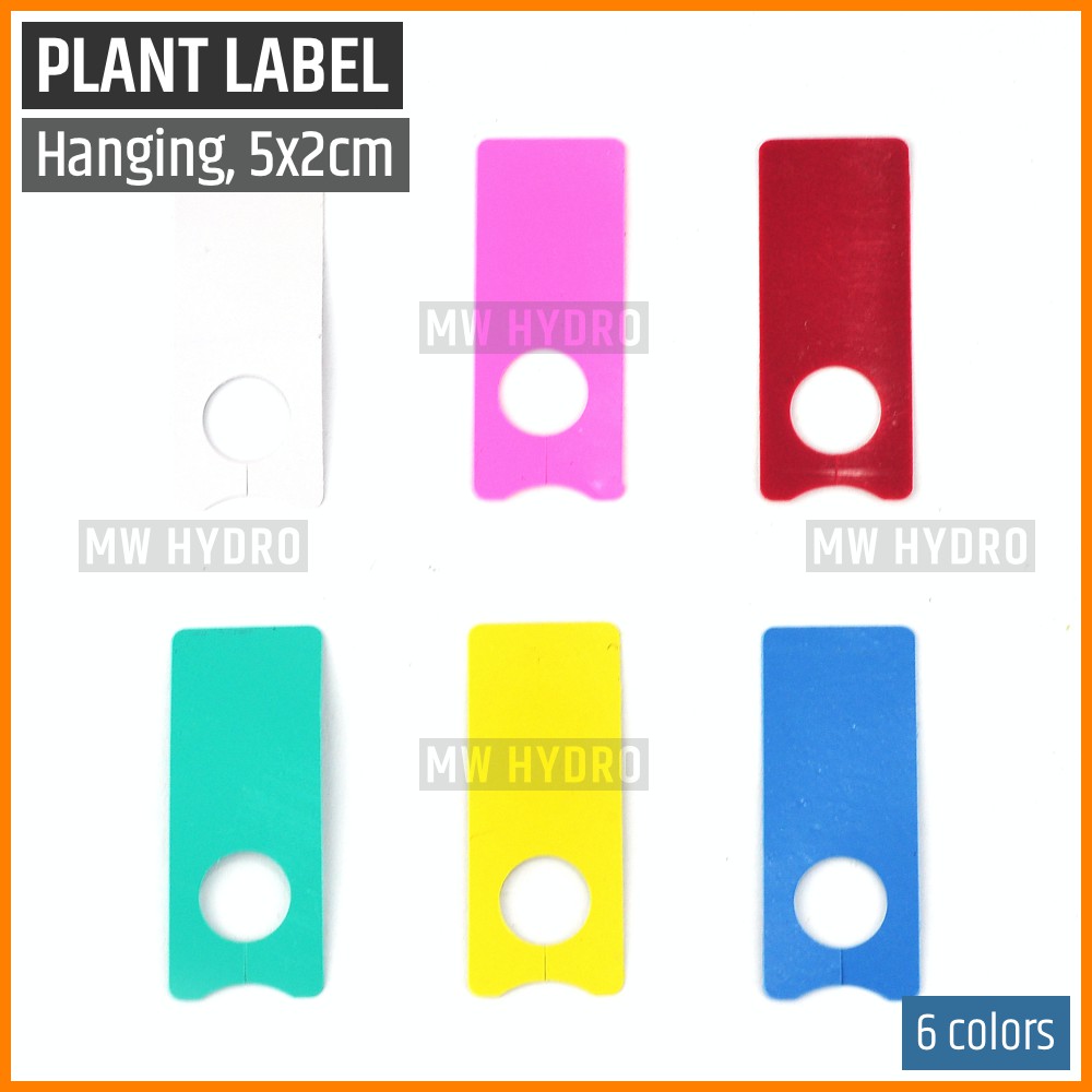 10 pcs Label Tanaman / Plant Label / Tag, Model Gantung / Hang, Tipis, 2x5 cm