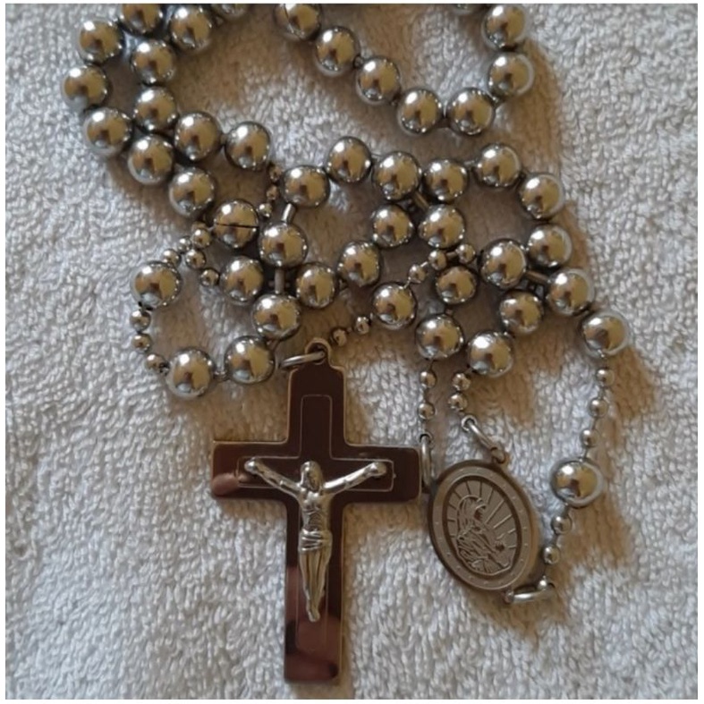 rosario besi putih 8ml