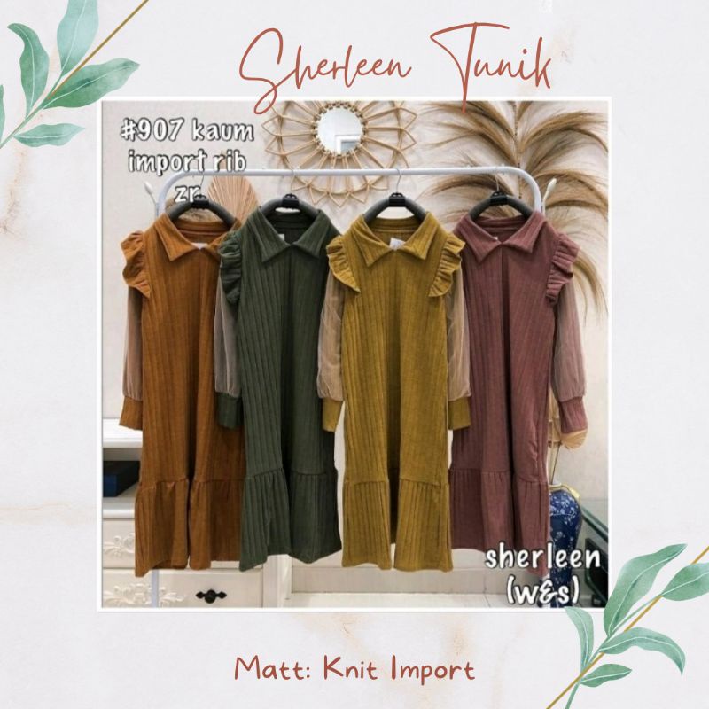 SHERLEEN TUNIK KNIT KERAH