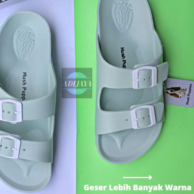 ☇ Sandal Hush Puppies Wanita Sandal Hush Puppies Karet Strap Dua Sandal Casual ➤