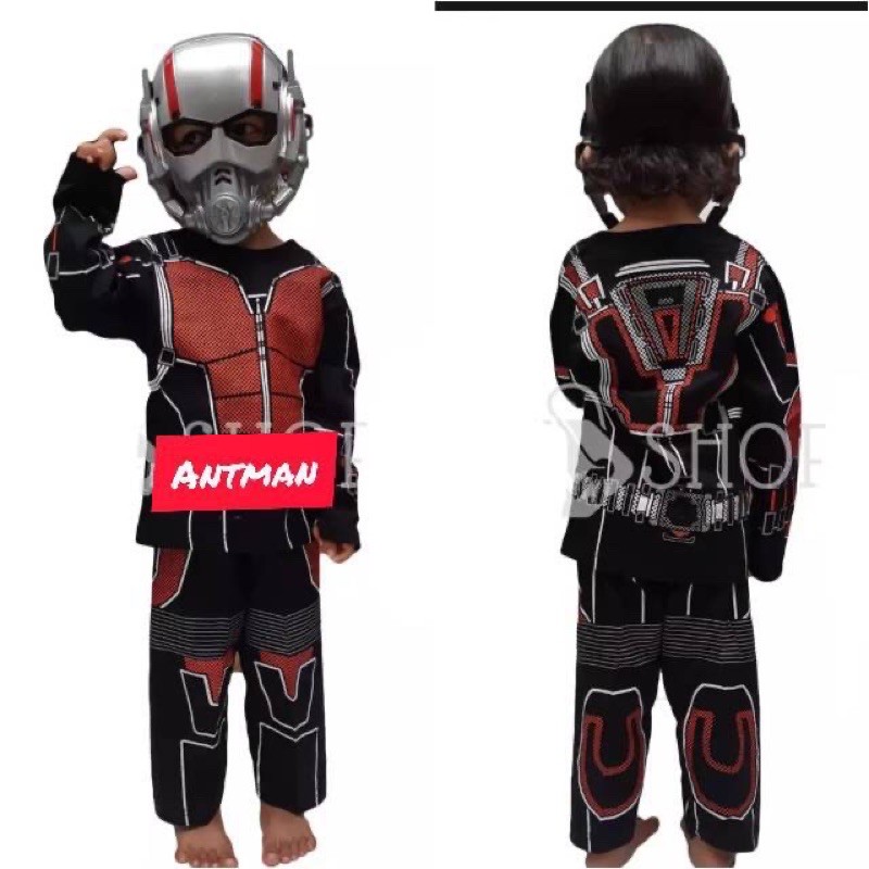 baju kostum anak laki-laki ant-man / kostum antman