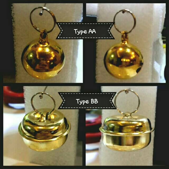 BUY 1 GET 1 !!! Lonceng plus ring tambahan aksesoris kalung anjing kucing tas dompet kunci uk 20MM