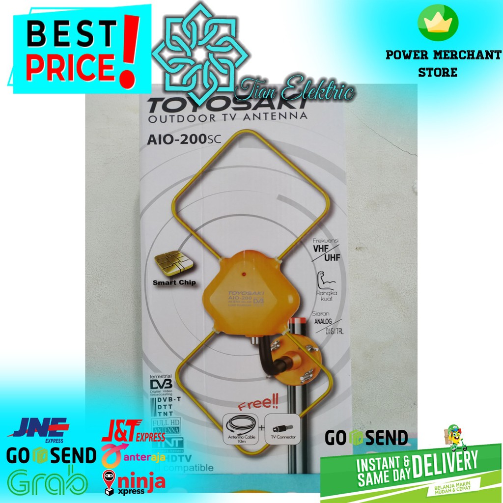 TOYOSAKI AIO-200SC Outdoor TV Antena Analog / Digital