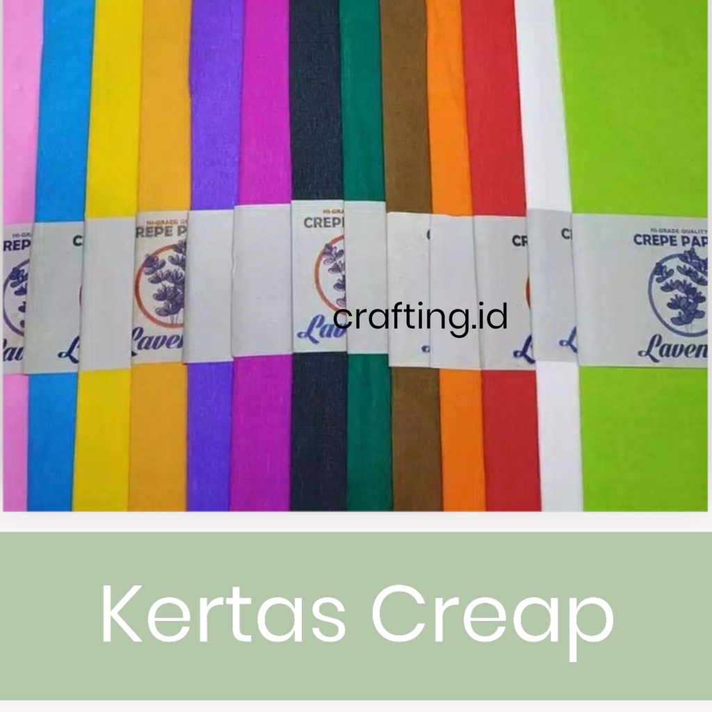 KERTAS KREP / KERTAS CREPE / KERTAS TISSUE / KERTAS KLOBOT