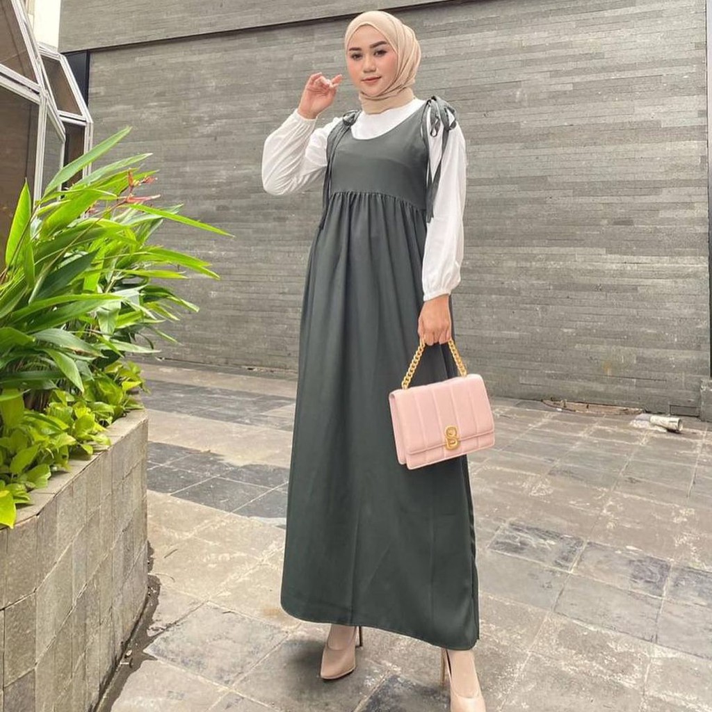 CHILA OVERALL+ INNER KAOS - overall bahan shakilaset